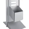 Abfallbehälter Für Modulare Hygienestation Basic, B 210 X T 190 X H 200 Mm, Stahl, Weißaluminium RAL 9006