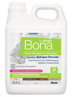 Bodenreiniger Bona® OxyPower , Für Hartböden, GREENGUARD GOLD-zertifiziert, PH-neutral, 2,5 L In Nachfüllkanister