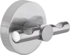 Garderobenhaken Tesa Moon, Befestigung Ohne Bohren, Inkl. Klebelösung, Ablösbar, Edelstahloptik