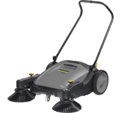 Handkehrmaschine KÄRCHER KM 70/20C 2SB, 3680 M²/h, 20 L, 2 Seitenbesen, Feinstaubfilter, Höhenverstellbarer Schubbügel, L 1300 X B 920 X H 1050 Mm