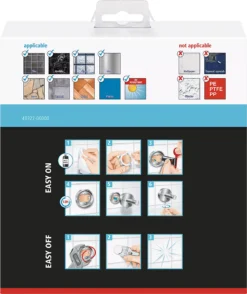 Handtuchhalter-Ring Tesa Smooz, Befestigung Ohne Bohren, Ablösbar, Chrom -Geschäft Für Reinigungs- Und Hygieneprodukte handtuchhalter ring tesa smooz befestigung ohne bohren abloesbar chrom img SI 659333 E cut