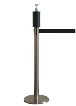 Geschäft Für Reinigungs- Und Hygieneprodukte -Geschäft Für Reinigungs- Und Hygieneprodukte hygienespender aufsatz fuer absperrpfosten rs guidesystems serie gla 26 29 46 volumen 1 l 110 x h 200 mm kunststoff metall schwarz img WS 195421 A