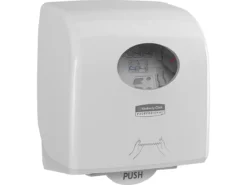 Kimberly-Clark® Aquarius Rollenhandtuchspender Slimroll 7955, Für Stark Frequentierte Bereiche, Weiß