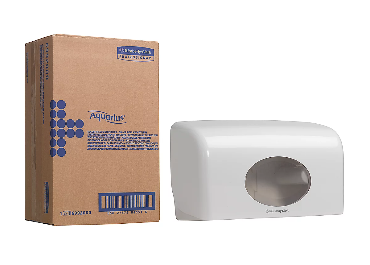 Kimberly-Clark® Aquarius Toilettenpapierspender 6992, für Kleinrollen, manuelle Entnahme, L 180 x B 298 x H 128 mm, Kunststoff, weiß Kimberly-Clark® Aquarius Toilettenpapierspender 6992, Für Kleinrollen, Manuelle Entnahme, L 180 X B 298 X H 128 Mm, Kunststoff, Weiß -Geschäft Für Reinigungs- Und Hygieneprodukte kimberly clark aquarius toilettenpapierspender 6992 fuer kleinrollen manuelle entnahme l 180 x b 298 x h 128 mm kunststoff weiss img WS 157823 B