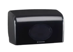 Kimberly-Clark® Aquarius Toilettenpapierspender 7191, Für Kleinrollen, Manuelle Entnahme, L 180 X B 298 X H 128 Mm, Kunststoff, Schwarz