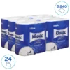 Kleenex® Toilettenpapier 8484, 4-lagig, 6 Päckchen á 4 Rollen, 160 Blatt/Rolle, Weiß