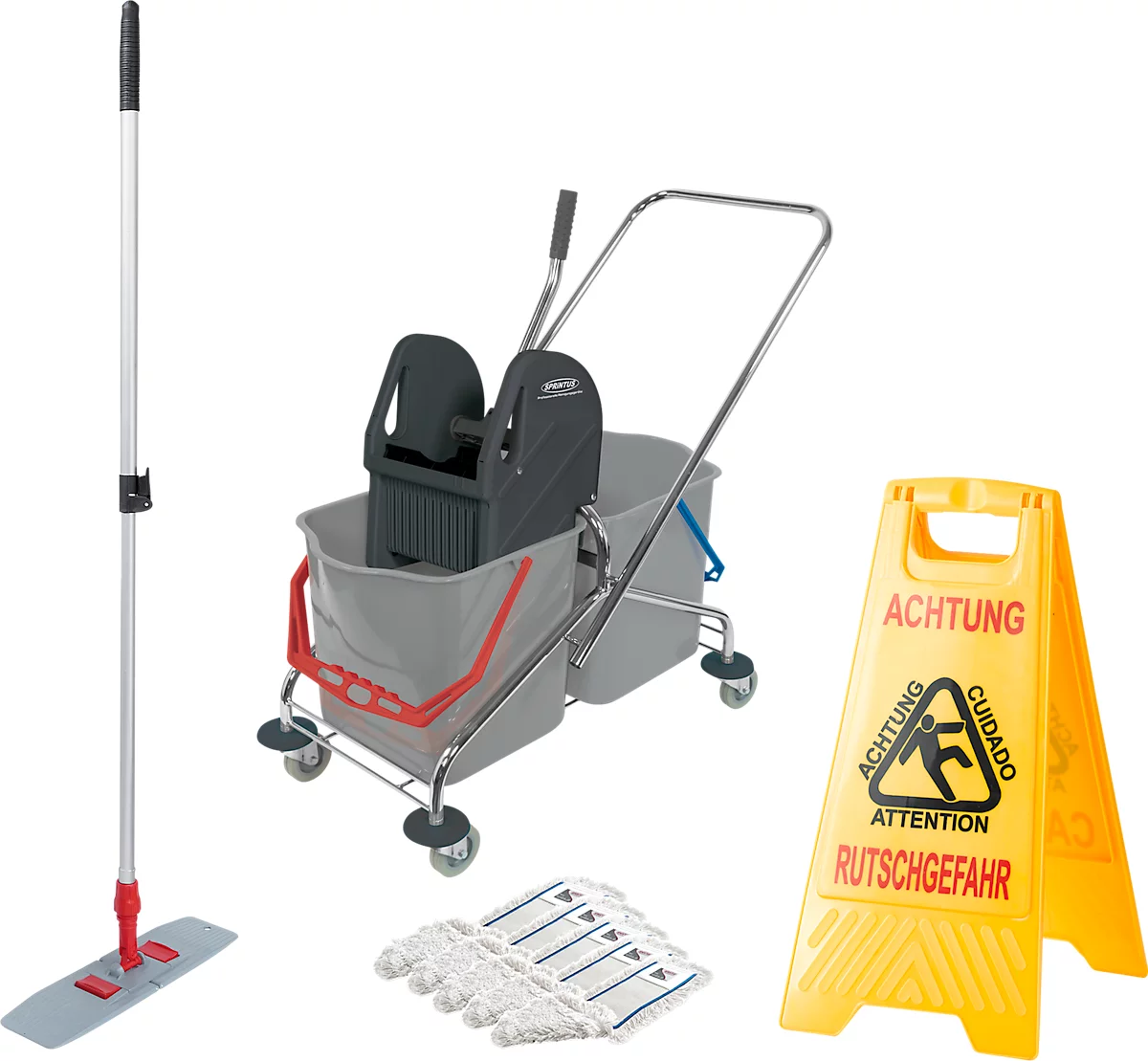 Komplettset Doppelfahreimer und gratis Aufsteller "Rutschgefahr", 2 x 27 Liter Eimer Komplettset Doppelfahreimer Und Gratis Aufsteller "Rutschgefahr", 2 X 27 Liter Eimer -Geschäft Für Reinigungs- Und Hygieneprodukte komplettset doppelfahreimer und gratis aufsteller rutschgefahr 2 x 27 liter eimer img SI 136157 A cut