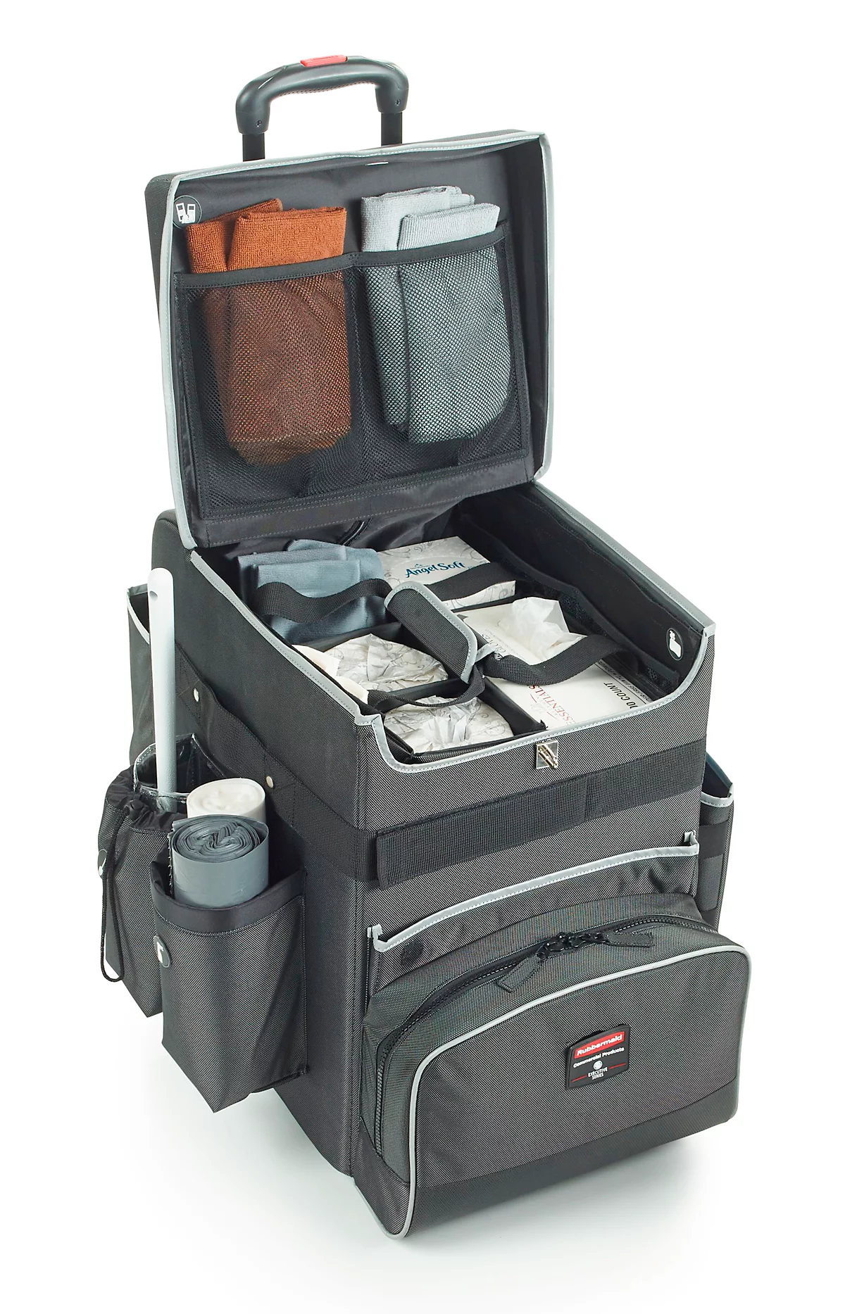 Reinigungswagen Rubbermaid® Quick Cart Medium, Außentaschen, Reißverschlusstasche & Innenfächer, Teleskopgriff, bis 18 kg, wasser-/ölresistent, Teflon® Reinigungswagen Rubbermaid® Quick Cart Medium, Außentaschen, Reißverschlusstasche & Innenfächer, Teleskopgriff, Bis 18 Kg, Wasser-/ölresistent, Teflon® -Geschäft Für Reinigungs- Und Hygieneprodukte reinigungswagen rubbermaid quick cart medium aussentaschen reissverschlusstasche innenfaecher teleskopgriff bis 18 kg wasser oelresistent teflon img WS 133355 D