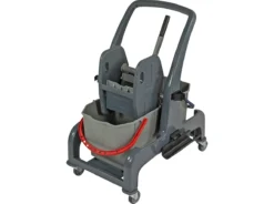 Reinigungswagen Sprintus CombiX, 2 X 25 L Eimer, Mit Mopppresse & Ablage, Für Den Innenbereich, Grau -Geschäft Für Reinigungs- Und Hygieneprodukte reinigungswagen sprintus combix 2 x 25 l eimer mit mopppresse ablage fuer den innenbereich grau img SI 138276 D cut