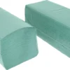Schäfer Shop Pure Papierhandtücher Zick-Zack-Falzung, 1-lagig, L 250 X B 230 Mm, Reißfest, 5000 Blatt, Grün