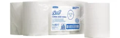 Scott® Handtücher Slimroll 6657, 1-lagig, Kompatibel Mit Diversen Kimberly-Clark™ Papierhandtuch-Spender, Airflex, 6 Rollen á 165 M, Weiß