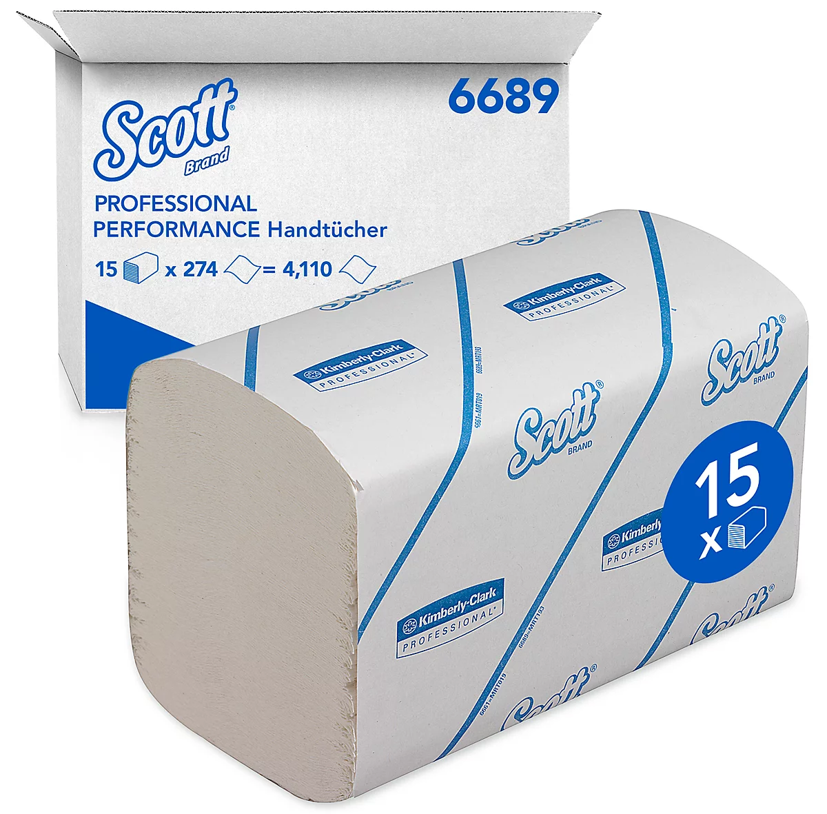 Scott® Papierhandtücher Performance 6689, Größe S, 1-lagig, 15 Packungen á 274 Tücher, weiß Scott® Papierhandtücher Performance 6689, Größe S, 1-lagig, 15 Packungen á 274 Tücher, Weiß -Geschäft Für Reinigungs- Und Hygieneprodukte scott papierhandtuecher performance 6689 groesse s 1 lagig 15 packungen a 274 tuecher weiss img WS 157981 A