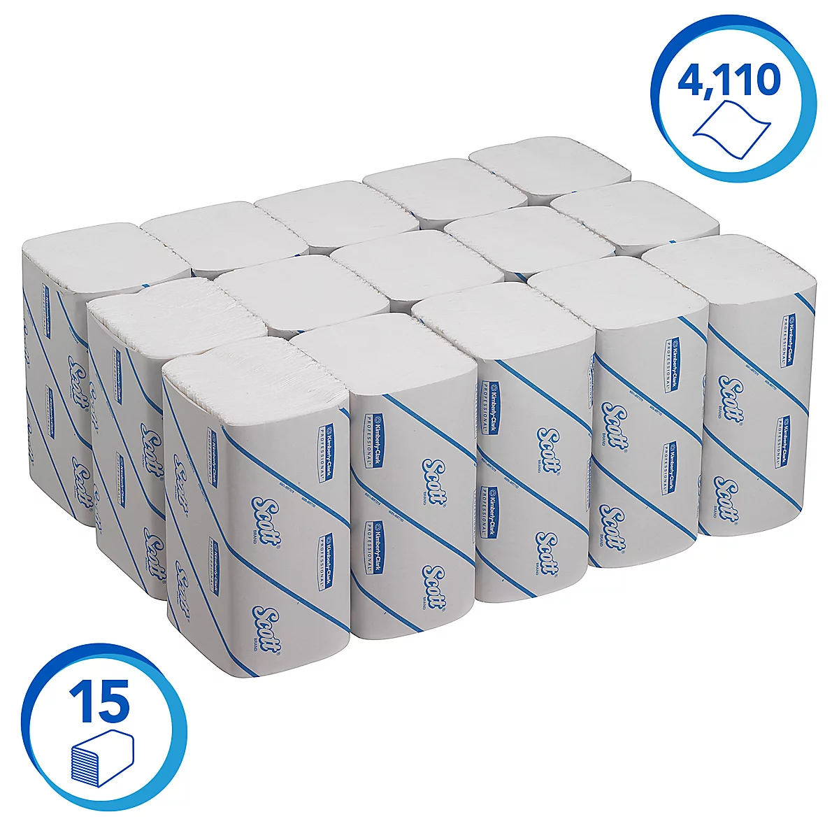 Scott® Papierhandtücher Performance 6689, Größe S, 1-lagig, 15 Packungen á 274 Tücher, weiß Scott® Papierhandtücher Performance 6689, Größe S, 1-lagig, 15 Packungen á 274 Tücher, Weiß -Geschäft Für Reinigungs- Und Hygieneprodukte scott papierhandtuecher performance 6689 groesse s 1 lagig 15 packungen a 274 tuecher weiss img WS 157981 B