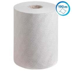 Scott® Slimroll Rollenpapiertücher Essential 6695, 1-lagig, 6 Rollen á 190 M, Weiß