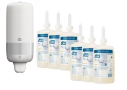 Sparset TORK® Seifenspender + 6000 Ml Mevon 55 Universal Flüssigseife