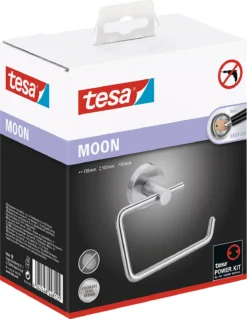 Toilettenpapierhalter Tesa Moon, Befestigung Ohne Bohren, Inkl. Klebelösung, Ablösbar, Edelstahloptik -Geschäft Für Reinigungs- Und Hygieneprodukte toilettenpapierhalter tesa moon befestigung ohne bohren inkl klebeloesung abloesbar edelstahloptik img SI 659324 B cut