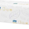 Tork® Handtuch Interfold Premium 100288, 2-lagig, Gefaltet, Prägung, QuickDry™, Ecolabel, 21 Pack á 110 Stück (2310 Tücher), FSC, Hochweiß