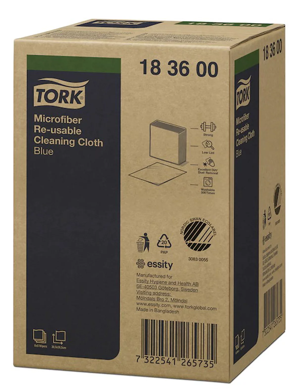 Tork® Microfaser Reinigungstücher 183600, fusselarm, 6 Tücher, wiederverwendbar, L 150 x B 150 mm, blau Tork® Microfaser Reinigungstücher 183600, Fusselarm, 6 Tücher, Wiederverwendbar, L 150 X B 150 Mm, Blau -Geschäft Für Reinigungs- Und Hygieneprodukte tork microfaser reinigungstuecher 183600 fusselarm 6 tuecher wiederverwendbar l 150 x b 150 mm blau img WS 157874 B