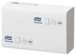 Tork® Multifold-Handtücher Xpress 471093, 1-lagig, Multifold-Handtuchsystem H2, L 234 X B 213 Mm, 20 Pack á 250 Stück (5000 Tücher), Weiß