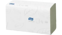 Tork® Papierhandtücher Advanced 290179, Zick-Zack-Falzung, 2-lagig, Einzeltuchentnahme, 15 Pack á 250 Stück (3750 Blatt), Grün