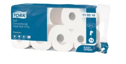 Tork® Toilettenpapier 110316, 3-lagig, Weich, Premium Qualität, 72 Rollen á 250 Blatt, Weiß