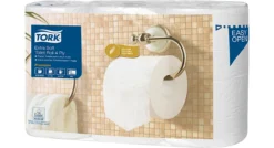Tork® Toilettenpapier 110405, 4-lagig, Extra Weich, 7 Pack á 6 Rollen (42 Rollen), Weiß