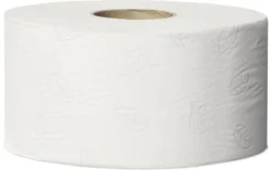 Tork® Toilettenpapier Mini Jumbo Advanced 120280, 2-lagig, Mit Prägung, 12 Rollen á 850 Blatt, Weiß