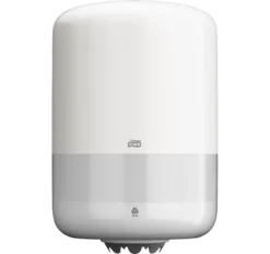 Tork® Toilettenpapierspender 559000, Innenabrollung, Hohes Fassugsvermögen, Verriegelungsmechanismus, Kunststoff, Weiß