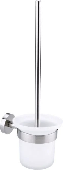 WC-Bürste Tesa Moon, Befestigung Ohne Bohren, Inkl. Klebelösung, Ablösbar, Edelstahloptik
