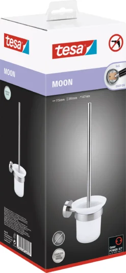 WC-Bürste Tesa Moon, Befestigung Ohne Bohren, Inkl. Klebelösung, Ablösbar, Edelstahloptik 2 WC-Bürste Tesa Moon, Befestigung Ohne Bohren, Inkl. Klebelösung, Ablösbar, Edelstahloptik -Geschäft Für Reinigungs- Und Hygieneprodukte wc buerste tesa moon befestigung ohne bohren inkl klebeloesung abloesbar edelstahloptik img SI 659329 C cut scaled
