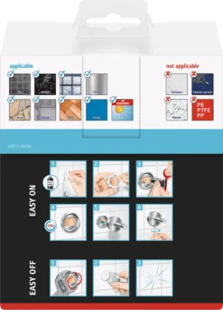 WC-Papierrollenhalter Tesa Smooz, Befestigung Ohne Bohren, Ablösbar, Mit Deckel 4 WC-Papierrollenhalter Tesa Smooz, Befestigung Ohne Bohren, Ablösbar, Mit Deckel -Geschäft Für Reinigungs- Und Hygieneprodukte wc papierrollenhalter tesa smooz befestigung ohne bohren abloesbar mit deckel img SI 659334 E cut