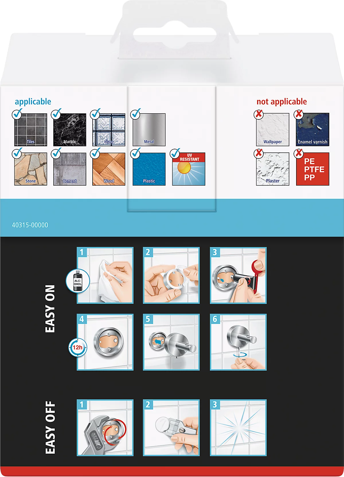 WC-Papierrollenhalter tesa Smooz, Befestigung ohne Bohren, ablösbar, mit Deckel WC-Papierrollenhalter Tesa Smooz, Befestigung Ohne Bohren, Ablösbar, Mit Deckel -Geschäft Für Reinigungs- Und Hygieneprodukte wc papierrollenhalter tesa smooz befestigung ohne bohren abloesbar mit deckel img SI 659334 E cut
