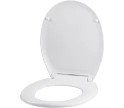 WC-Sitz "Relax", L 445 X B 375 mm, Scharniere Aus Metall, Weiß