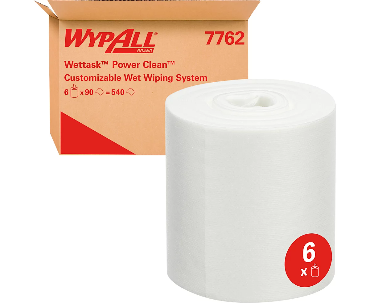 Wischtücher Kimberly Clark Kimtech® Wettask™ DSX, für Wischtuch-Spender, 6 Rollen je 90 Tücher, reißfest & saugfähig, weiß Wischtücher Kimberly Clark Kimtech® Wettask™ DSX, Für Wischtuch-Spender, 6 Rollen Je 90 Tücher, Reißfest & Saugfähig, Weiß -Geschäft Für Reinigungs- Und Hygieneprodukte wischtuecher kimberly clark kimtech wettask dsx fuer wischtuch spender 6 rollen je 90 tuecher reissfest saugfaehig weiss img SI 128730 F cut