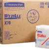 WYPALL* Wischtuch X-70, Aus Hydroknitmaterial, 912 Tücher, 1-lagig, Weiß