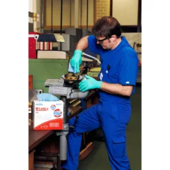 WYPALL* Wischtuch X-80, Aus Hydroknitmaterial, 400 Tücher, 1-lagig, Stahlblau